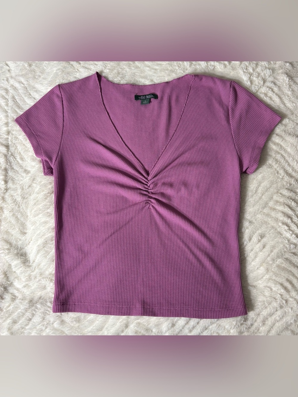 Purple Crop Top
